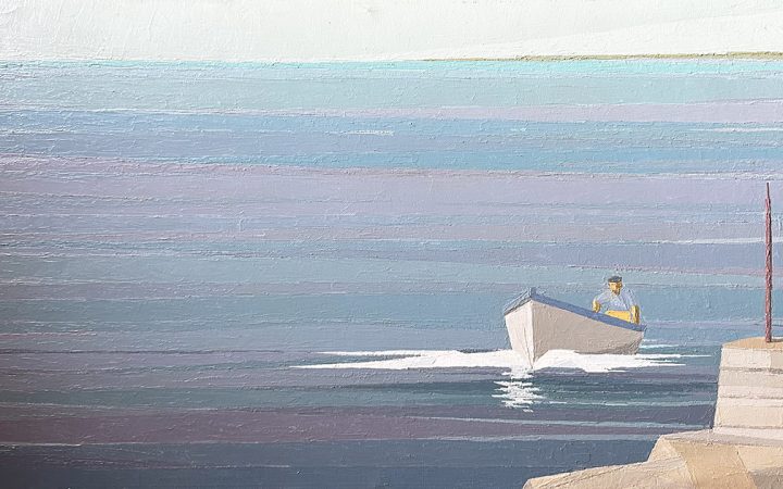 Retour de pêche, 1990 – 70x35cm – CHF 3'400.-